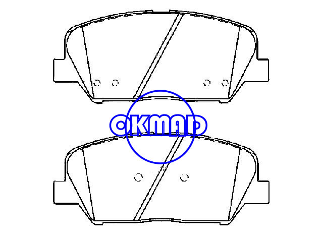 HYUNDAI Genesis Coupe KIA Optima Limited X Turbo Brake pad FMSI:8527-D1413 OEM:58101-2MA00 WVA:24915 24916 24917, F1413
